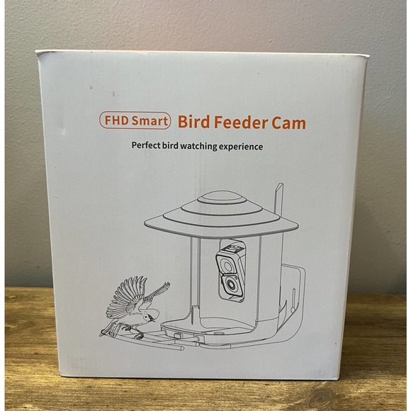LIVOSA Smart Bird Feeder with Camera 1080P HD Auto Capture Bird Videos & Solar - Picture 1 of 4